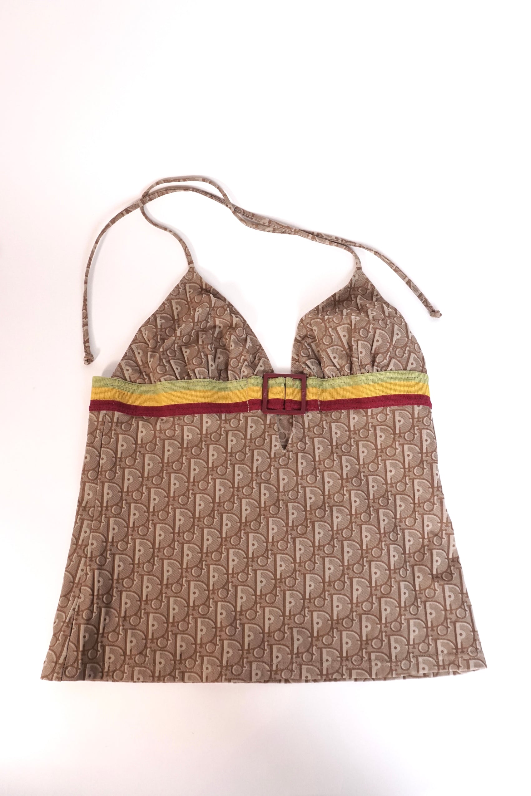 Christian Dior Vintage 2004 Rasta Crop Top Size EU40 US8