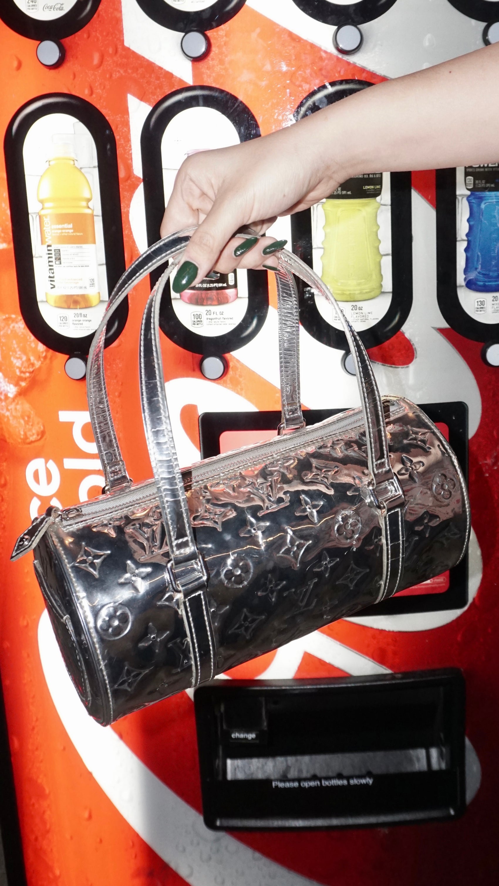 Louis Vuitton 2000s mirror Silver special edition papillon