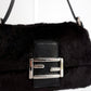 Pre-Owned Fendi Baguette Pony Hair Leather Shoulder Bag Black - Classic Charmers
