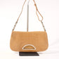 Pre-Owned Christian Dior Crocodile Alligator Leather malice Clutch Shoulder Bag Beige