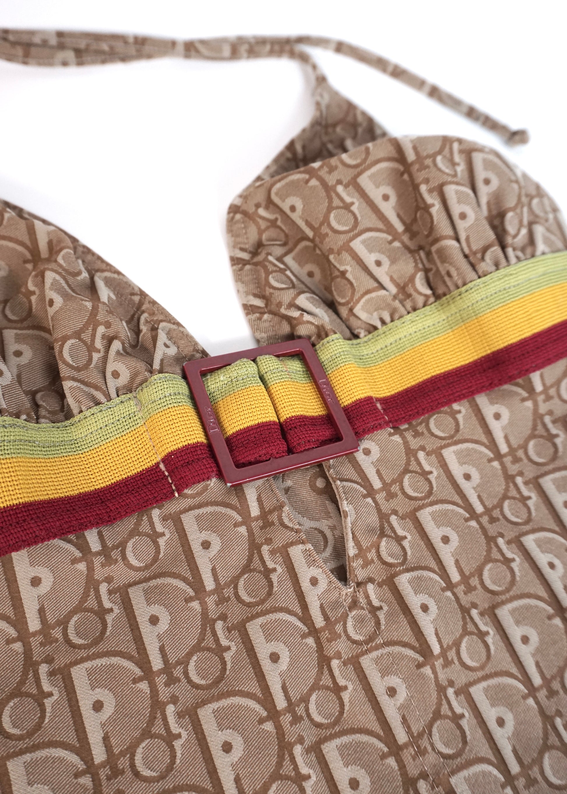 Christian Dior Vintage 2004 Rasta Crop Top Size EU40 US8 - Classic Charmers