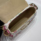 LOUIS VUITTON Limited Edition baby pink Alligator White Monogram Multicolore Marilyn Bag