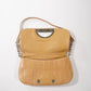 Pre-Owned Christian Dior Crocodile Alligator Leather malice Clutch Shoulder Bag Beige