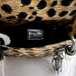 Pre-Owned Christian Dior Lady mini Dior Leopard-Print Leather 2-Way Handbag with Acrylic Handles - Classic Charmers