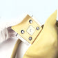Pre-Owned Fendi Baguette Shoulder Bag – Cream Lambskin with Pink FF Buckle