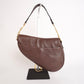 Pre-Owned Christian Dior Saddle Bag Brown Leather with Gold Hardware - Classic Charmers