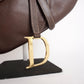 Pre-Owned Christian Dior Saddle Bag Brown Leather with Gold Hardware - Classic Charmers