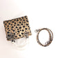 Pre-Owned Christian Dior Lady mini Dior Leopard-Print Leather 2-Way Handbag with Acrylic Handles - Classic Charmers