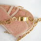 Rare Christian Dior by John Galliano Fall 00 Saddle Bag in Pink Ostrich Leather
