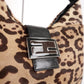 Pre-Owned Fendi Baguette Leopard Print Calf Hair Shoulder Bag - Classic Charmers