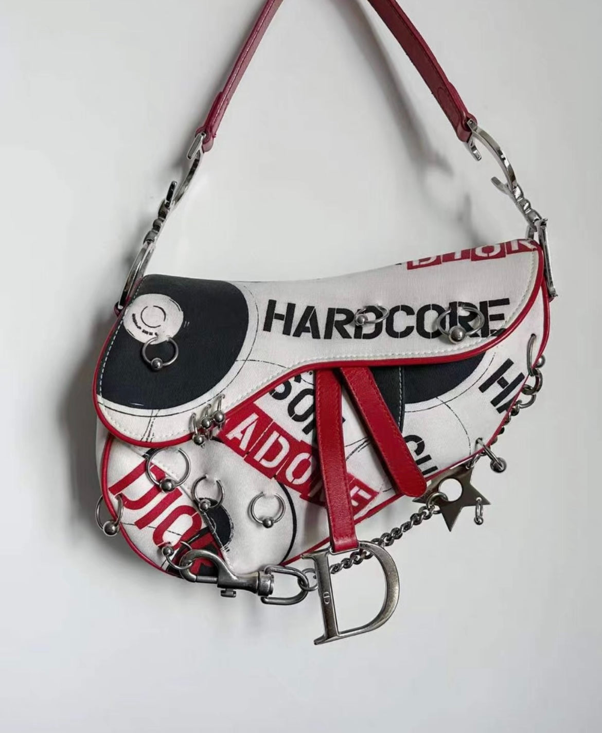 Dior vintage Hardcore Rock Saddle bag
