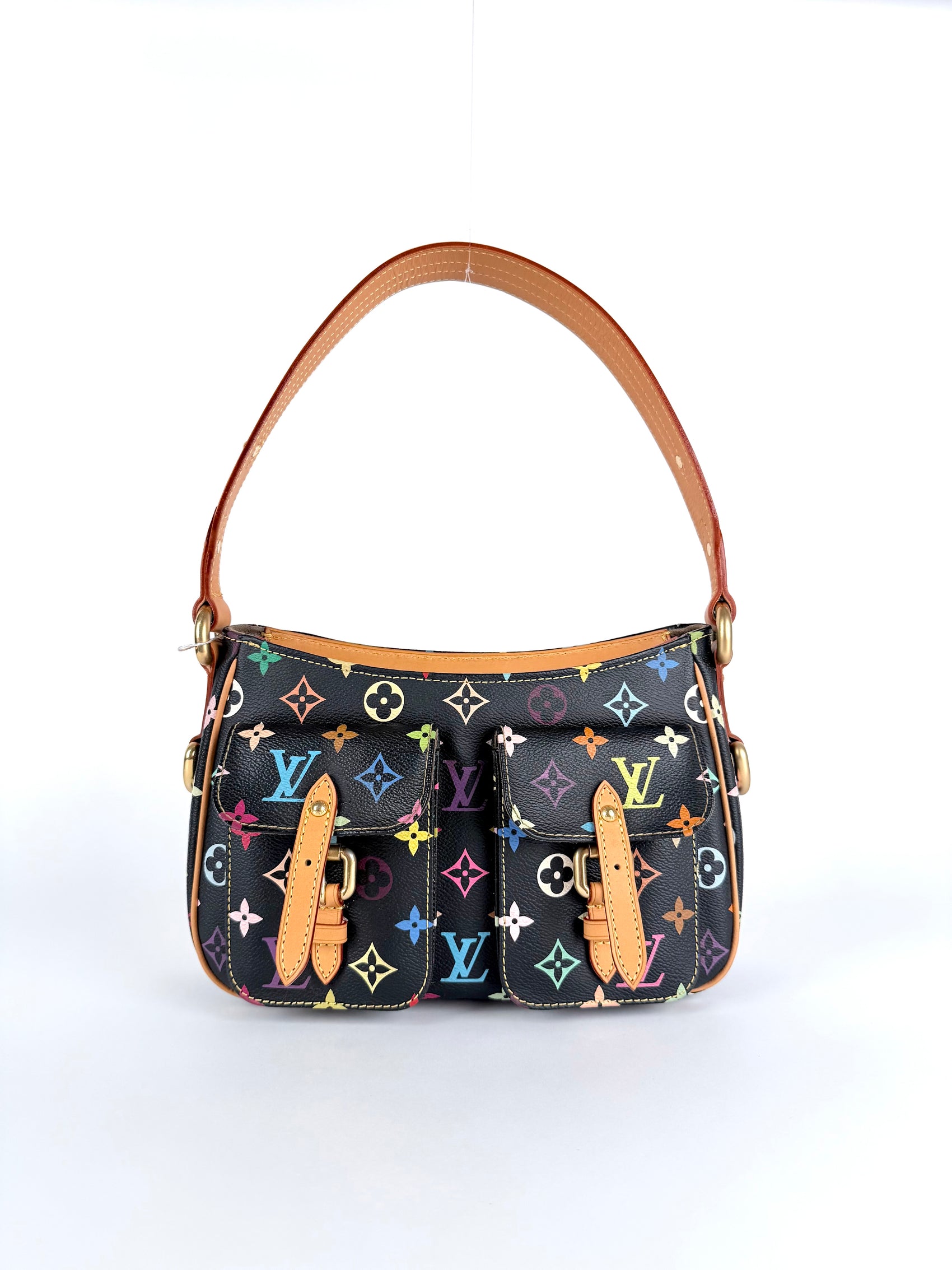 Louis Vuitton Multicolore Monogram Sologne Shoulder Bag – Black