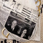 Dior limited edition rare Newspaper vintage small Saddle bag