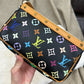 LOUIS VUITTON
Black Monogram Multicolor Accessories Pochette Bag