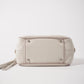 Pre-Owned Chanel White calfskin Leather Tassel Mini Boston Bag