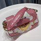 LOUIS VUITTON Limited Edition baby pink Alligator White Monogram Multicolore Marilyn Bag