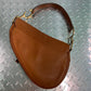 Christian Dior Vintage Brown leather Saddle Bag No.3