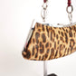Pre-Owned Dior Leopard Pony Hair Red Leather Shoulder Bag with Ring Hardware - Classic Charmers