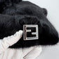 Fendi vintage Black Fur Mink Baguette