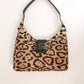 Pre-Owned Fendi Baguette Leopard Print Calf Hair Shoulder Bag - Classic Charmers