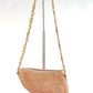 Rare Christian Dior by John Galliano Fall 00 Saddle Bag in Pink Ostrich Leather