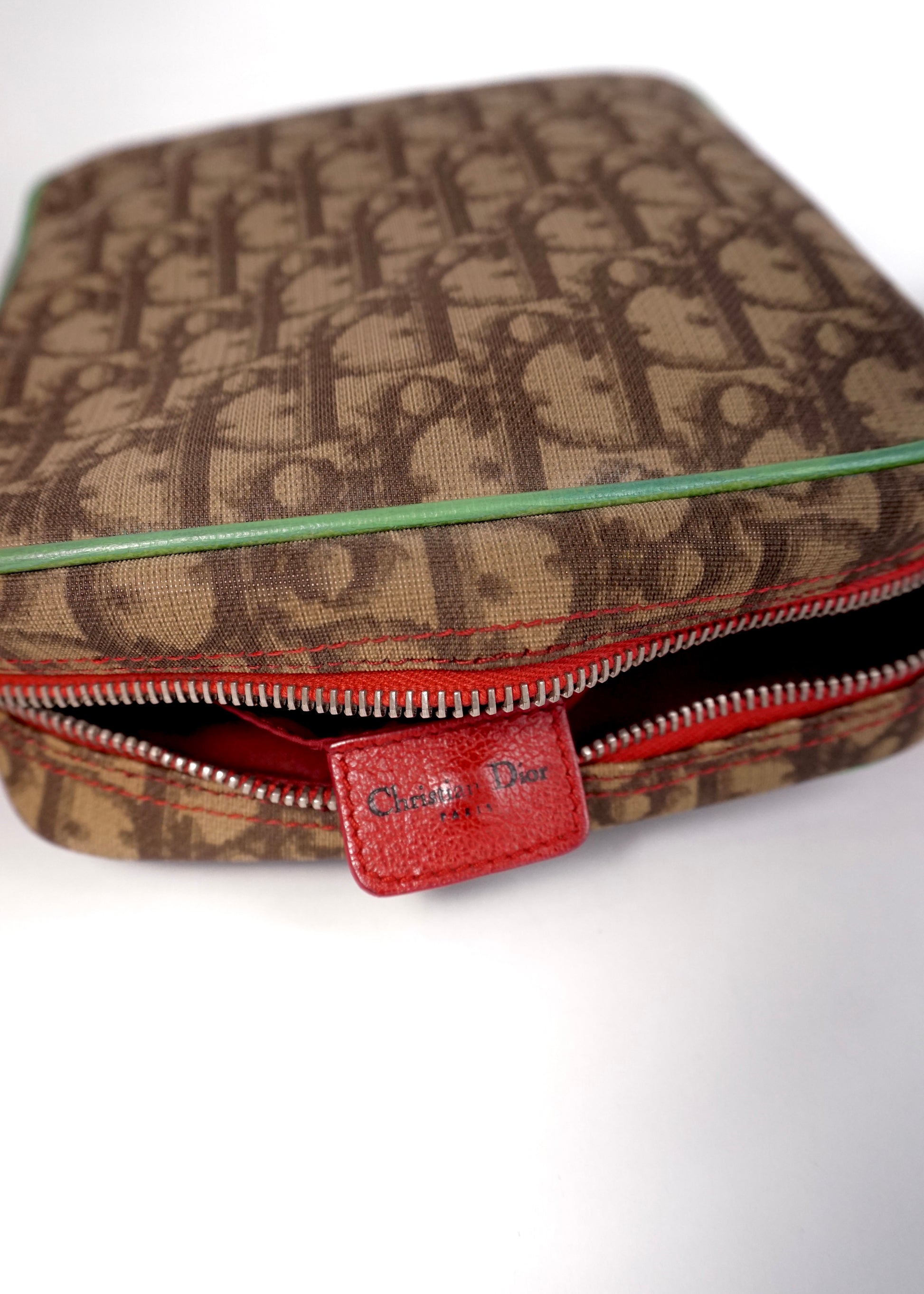 Pre-Owned Christian Dior Rasta Oblique Canvas Crossbody Bag Brown/Green/Red/Yellow - Classic Charmers