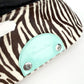 Christian Dior Malice Pearl zebra print pony hair shoulder bag
