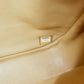 Pre-Owned Chanel Grid Stitch Classic Flap Shoulder Bag in Beige - Classic Charmers
