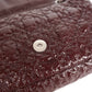 Pre-Owned Chanel Classic Flap Bag Quilted Crinkled Patent Leather Burgundy - Classic Charmers