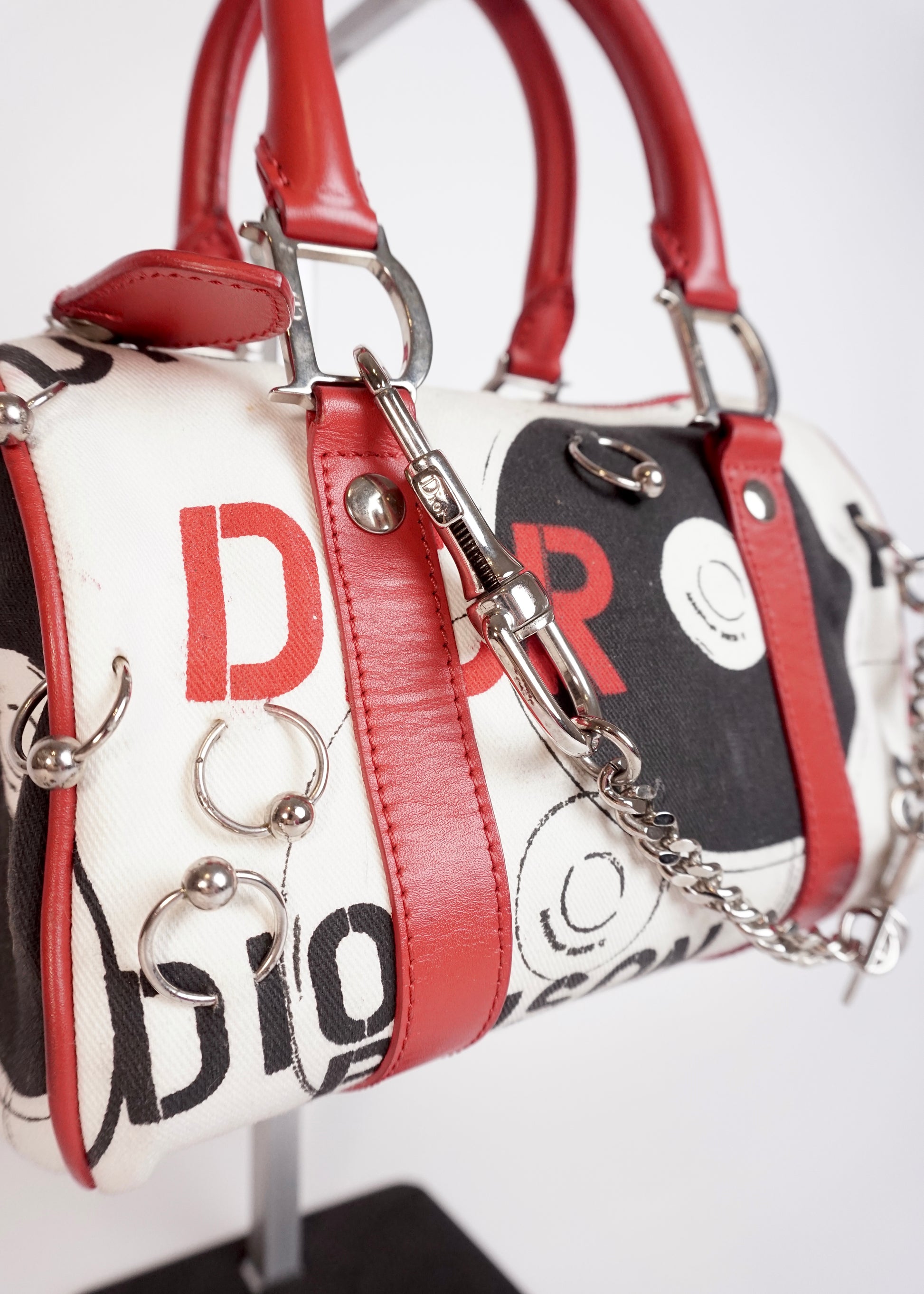 Pre-Owned Christian Dior Hardcore Bowling Bag “Poison” mini Boston bag - Classic Charmers