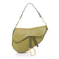 RARE Christian Dior limited edition Green Ostrich Saddle bag