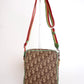 Pre-Owned Christian Dior Rasta Oblique Canvas Crossbody Bag Brown/Green/Red/Yellow - Classic Charmers