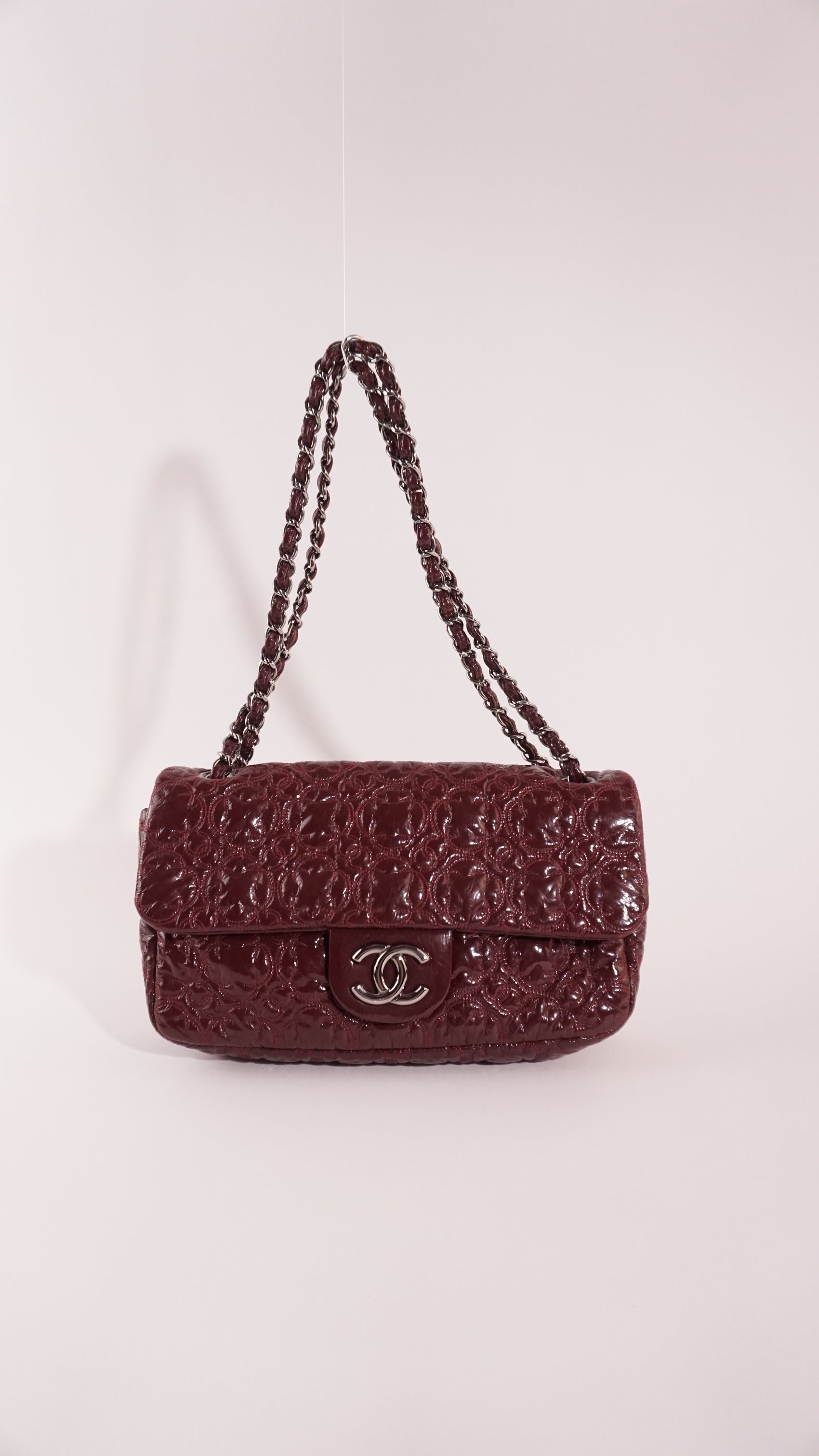 Chanel Red vintage classic flap