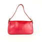 Fendi Baguette – Red Leather with Gold FF Buckle