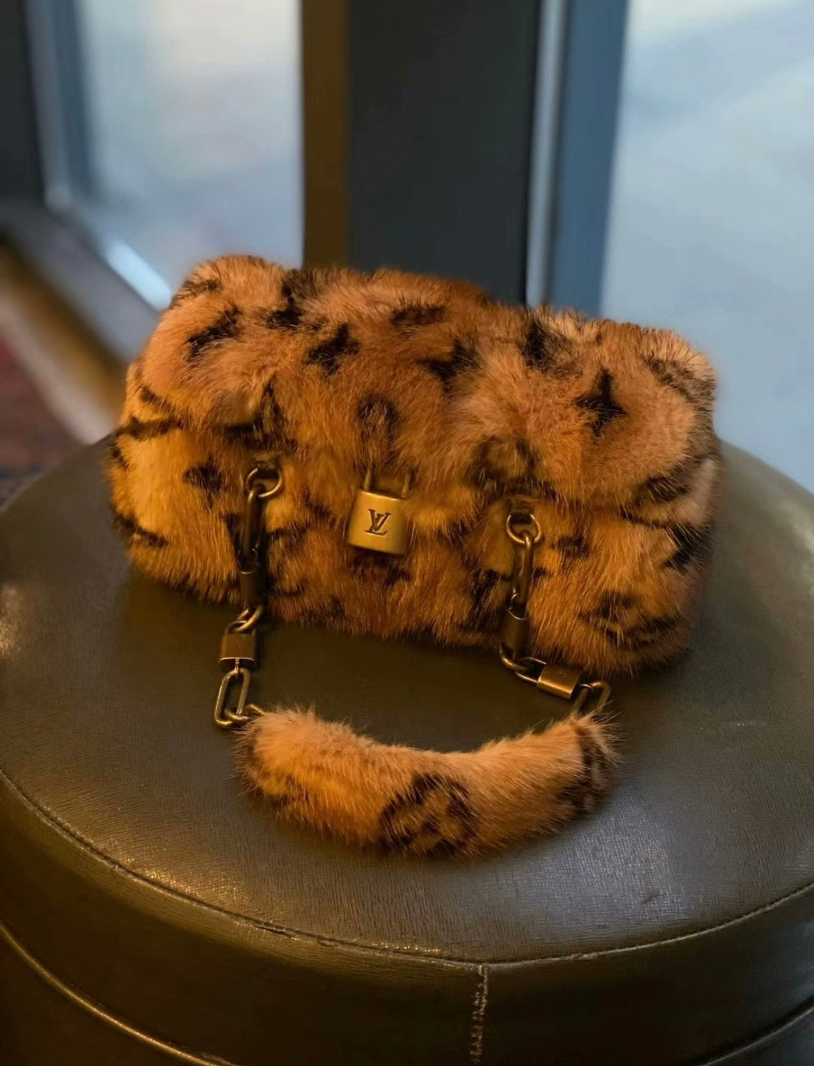 Louis Vuitton Limited Edition Vison Monogramme Mink and Camel Alligator, 2004 Les Extraordinaires Collection