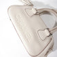 Pre-Owned Chanel White calfskin Leather Tassel Mini Boston Bag