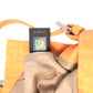Pre-Owned Fendi Baguette Zucca Canvas Shoulder Bag Orange with Silver Hardware - Classic Charmers