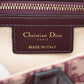 Pre Owned - Christian Dior Oblique Mini Saddle Bag Red