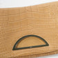 Pre-Owned Christian Dior Crocodile Alligator Leather malice Clutch Shoulder Bag Beige
