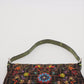 Pre-Owned Fendi Mamma Baguette Lizard x canvas Shoulder bag
