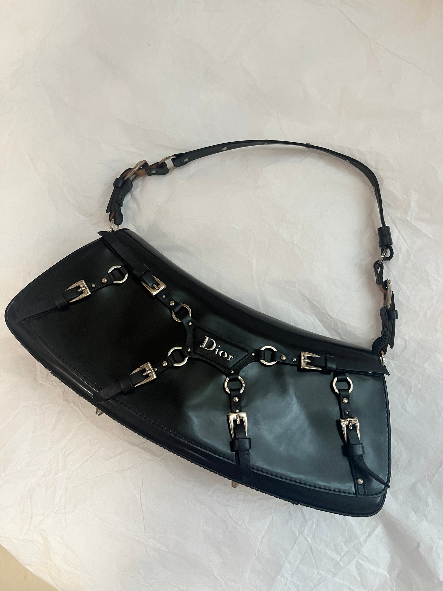 Dior Bondage leather handbag