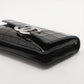 Pre-Owned Chanel Chocolate Bar Patent Leather Single Flap Single Chain Bag Black Silver
