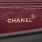 Pre-Owned Chanel Matelasse Lambskin Wallet on Chain Shoulder Bag Black Gold Metal