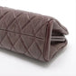 Chanel Coco mini Mark Vintage calf Chain Shoulder Bag Bordeaux Gold Metal - Classic Charmers