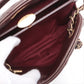 Chanel Coco mini Mark Vintage calf Chain Shoulder Bag Bordeaux Gold Metal - Classic Charmers