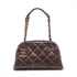 Chanel Coco mini Mark Vintage calf Chain Shoulder Bag Bordeaux Gold Metal - Classic Charmers