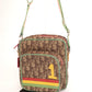 Pre-Owned Christian Dior Rasta Oblique Canvas Crossbody Bag Brown/Green/Red/Yellow - Classic Charmers