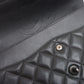 Pre-Owned Chanel DEKAMATRASSE 30 so black jumbo Lambskin Double classic flap