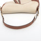 Pre-Owned Christian Dior Vinatge Saddle Bag Canvas Leather