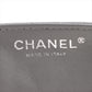 Pre-Owned Chanel Matelasse Lambskin Single Flap Double Chain Bag Gray Silver Metal